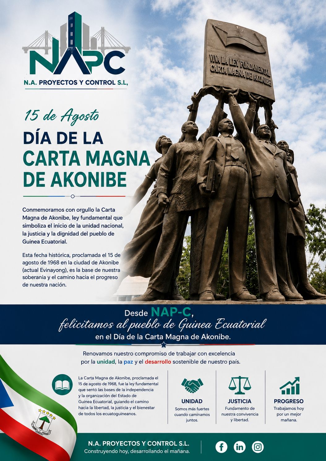 ¡Feliz Día de la Carta Magna de Akonibe!